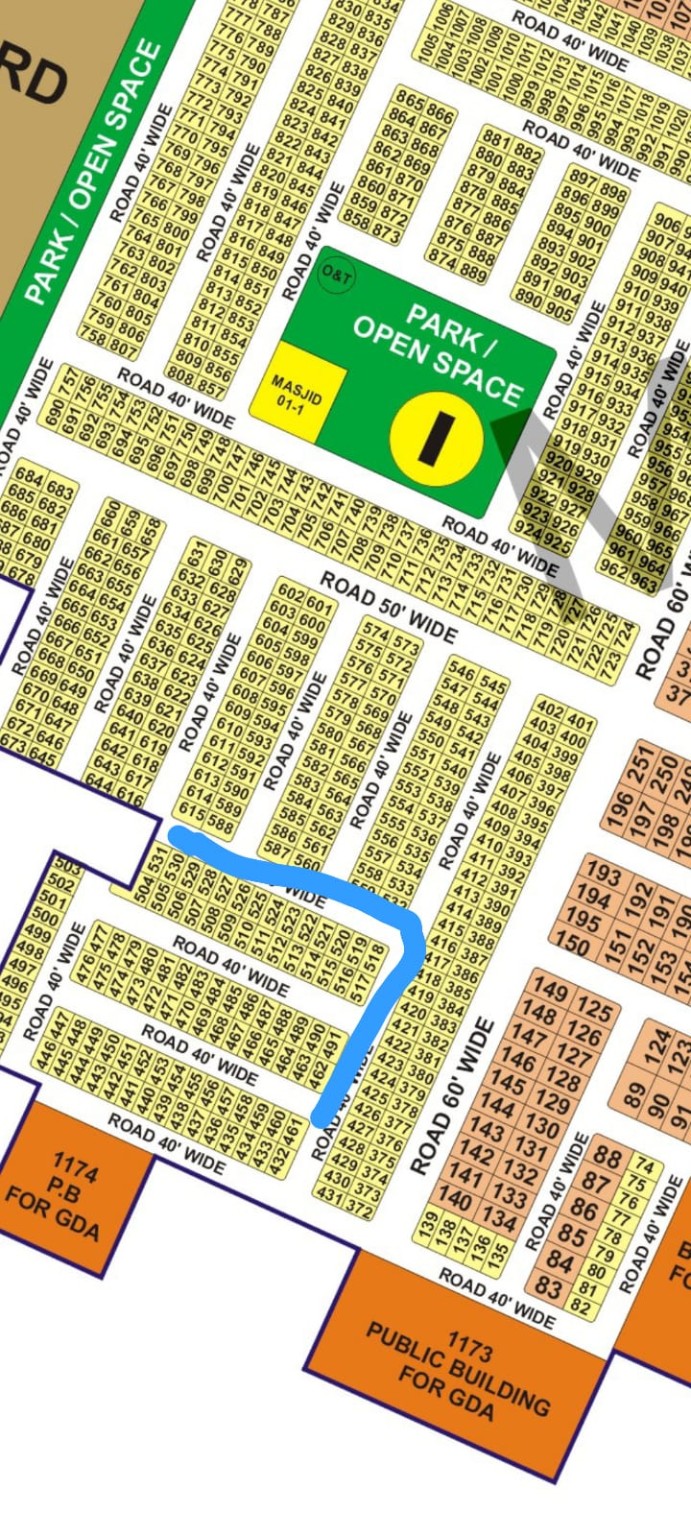 Corner Plot 462 — I in Palm City Gujranwala